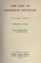 [Gutenberg 53620] • The life of Friedrich Nietzsche